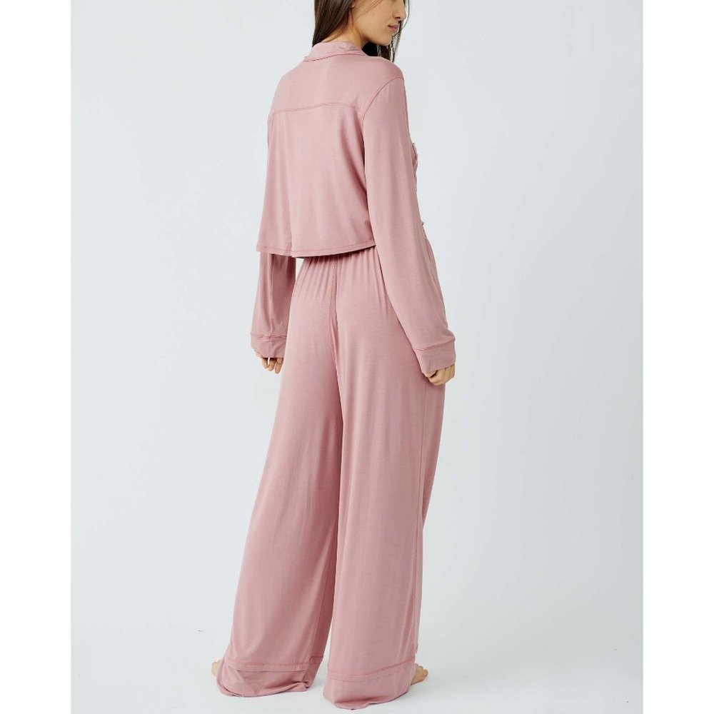 🎉LAST CHANCE🎉 FREE PEOPLE Essential Pajama Set / Red Clover - Picture 3 of 10